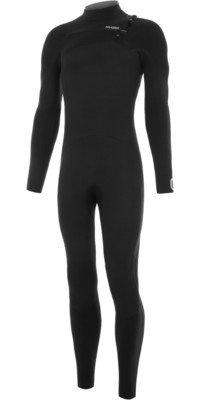 2025 Nyord Mens Furno Ultra 4/3mm Chest Zip GBS Wetsuit FUM43001 - Black