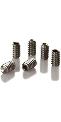 2025 Northcore FCS Compatible Fin Screws x 6 NH02 - Silver